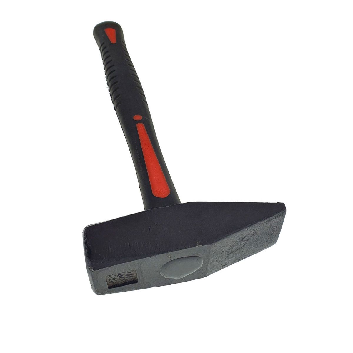 Ciocan 1500g, cu maner 335x33x28mm, din fibra, izolat, anti-alunecare, negru cu rosu [6]
