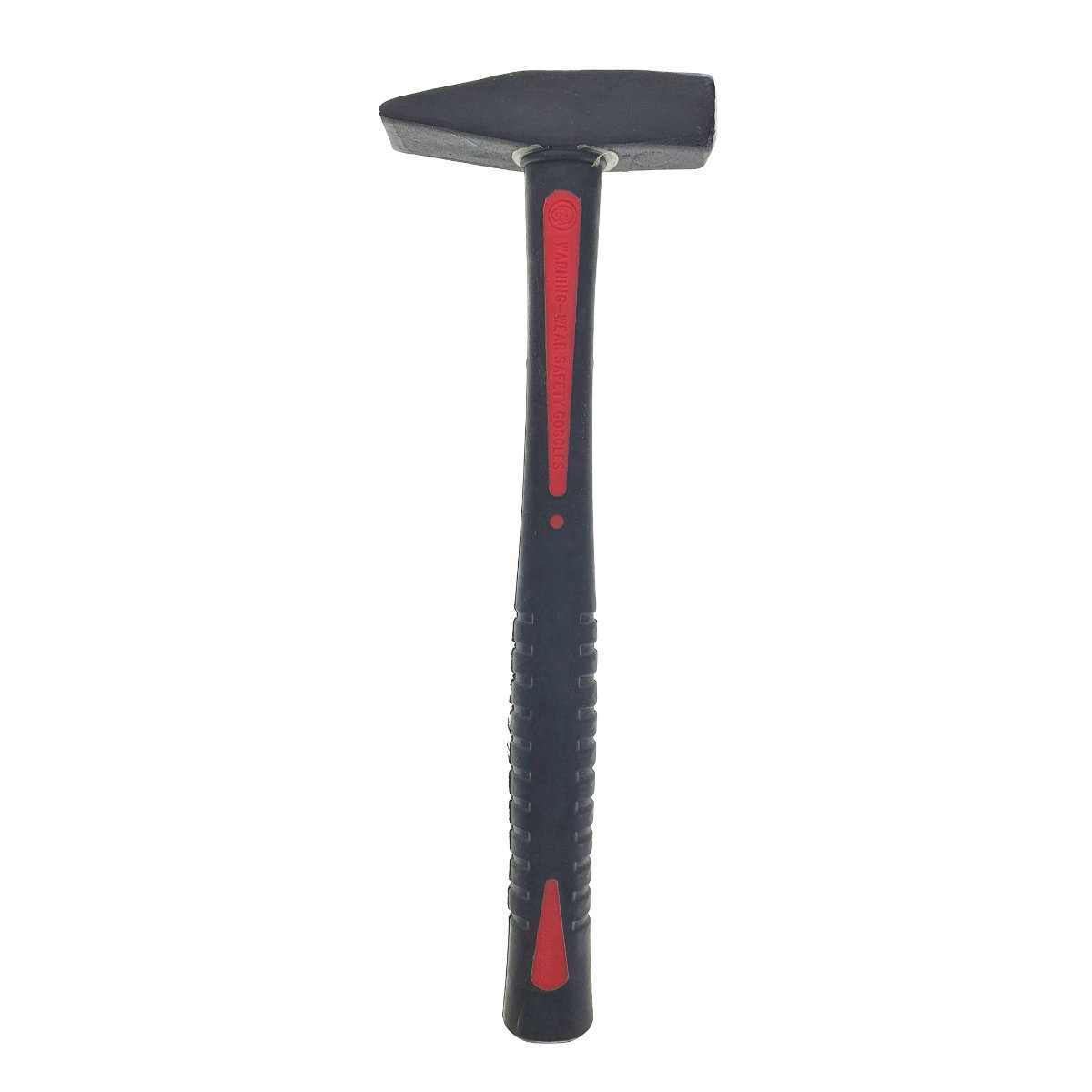 Ciocan 400g, cu maner 283x31x23mm, din fibra, izolat, anti-alunecare, negru cu rosu [7]