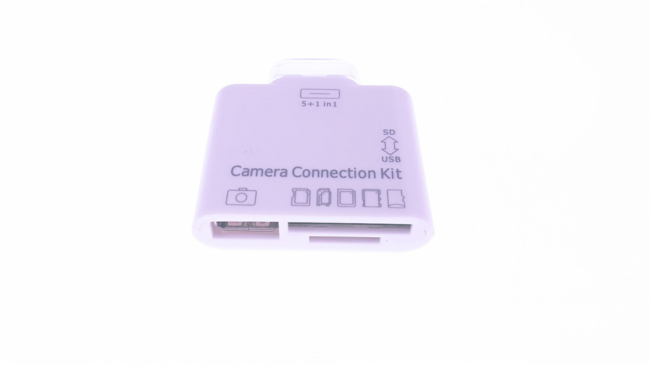 Cititor Carduri 3 in 1 pt.ipad 2 /3 special pentru transfer de poze , portul USB suporta tastatura externa [1]