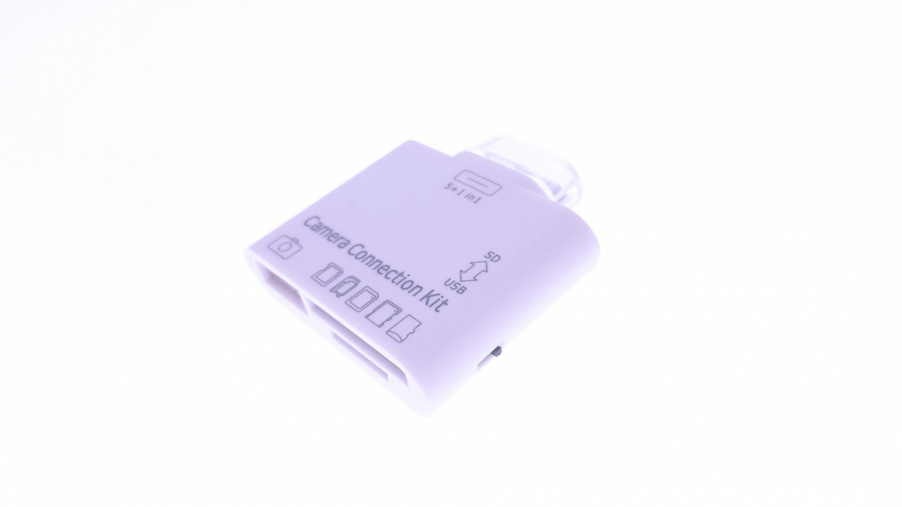 Cititor Carduri 3 in 1 pt.ipad 2 /3 special pentru transfer de poze , portul USB suporta tastatura externa [3]
