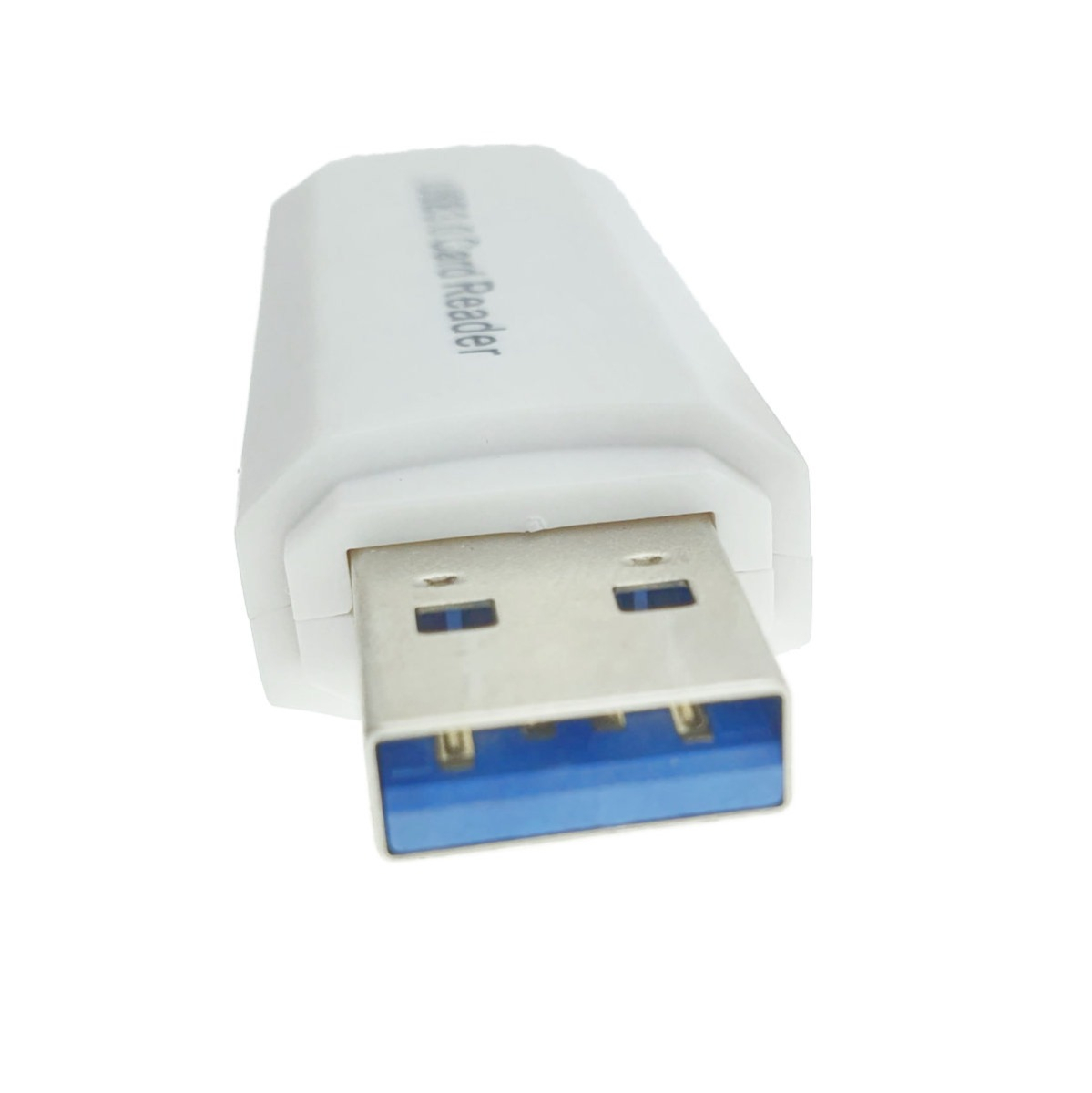 Cititor USB 3.0 pentru carduri SDXC si microSDXC , scriere, stocare si transfer date, cu capac, alb [11]