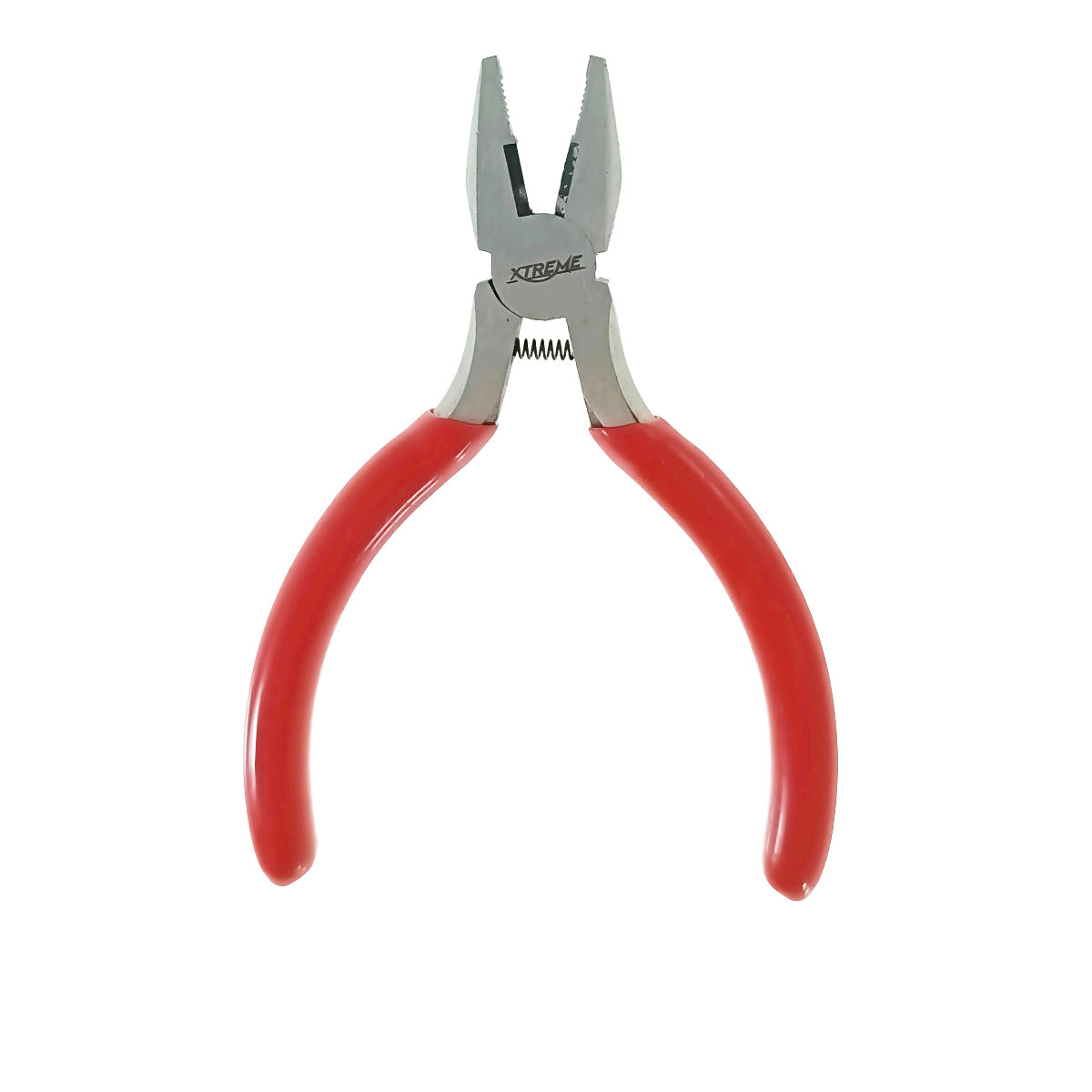 Cleste de precizie, cu arc, Xtreme 00546, 130mm, suprafata prindere zimtata, rosu cu negru [3]