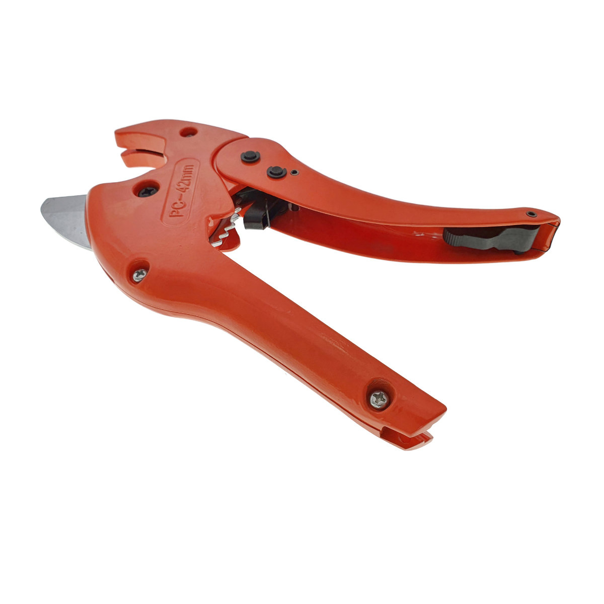 Cleste foarfeca pentru taiat tevi 3-42mm, metalic, lungime 225mm, portocaliu [10]