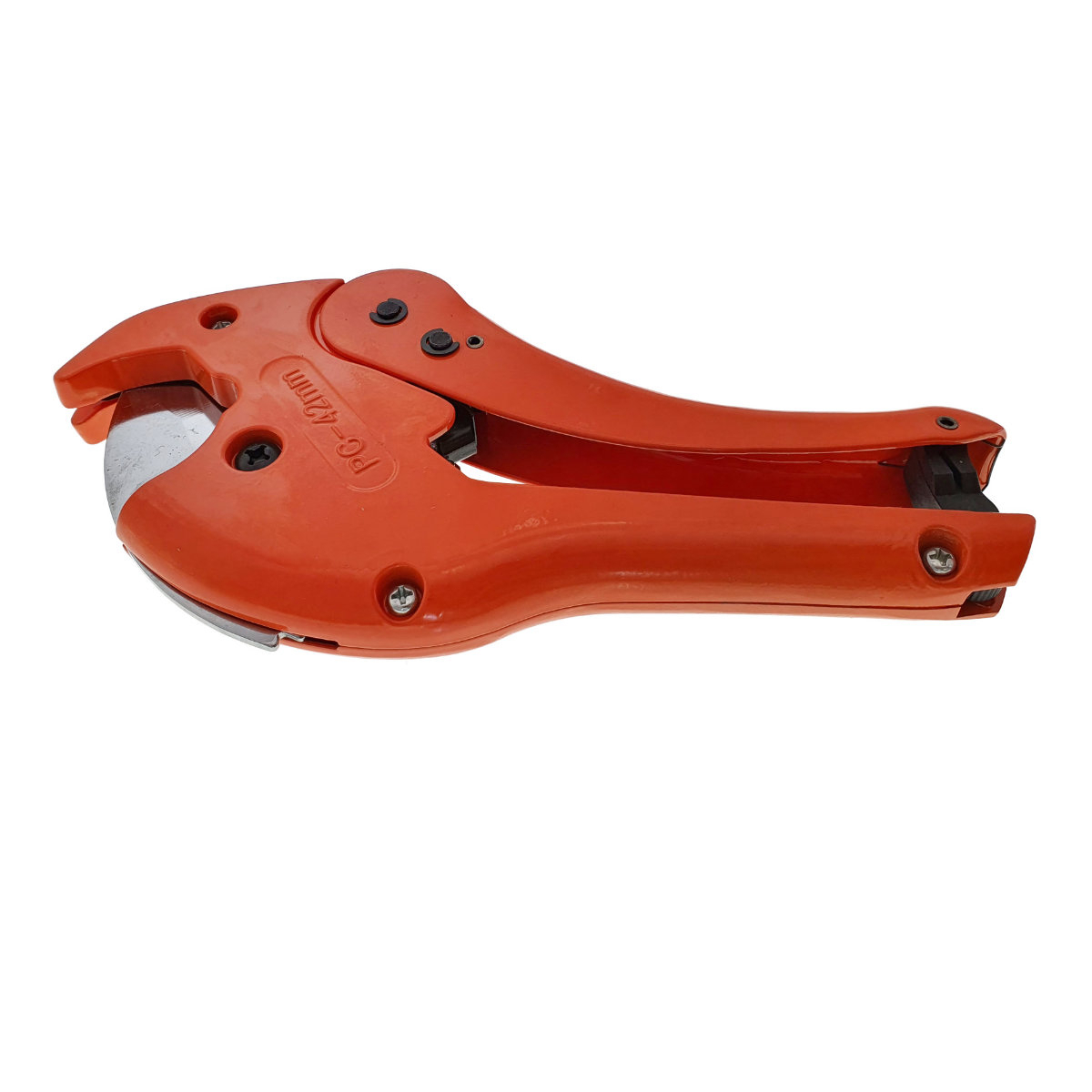 Cleste foarfeca pentru taiat tevi 3-42mm, metalic, lungime 225mm, portocaliu [8]