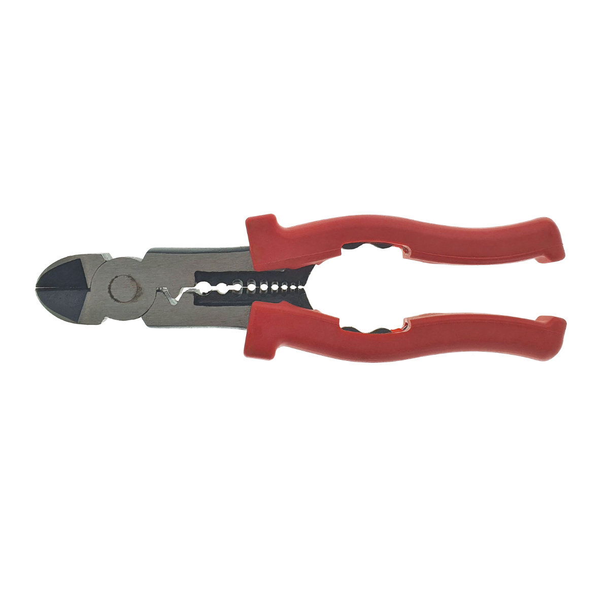 Cleste multifunctional cu taiere laterala si dezizolare cabluri, lungime 205mm, manere ergonomice [1]