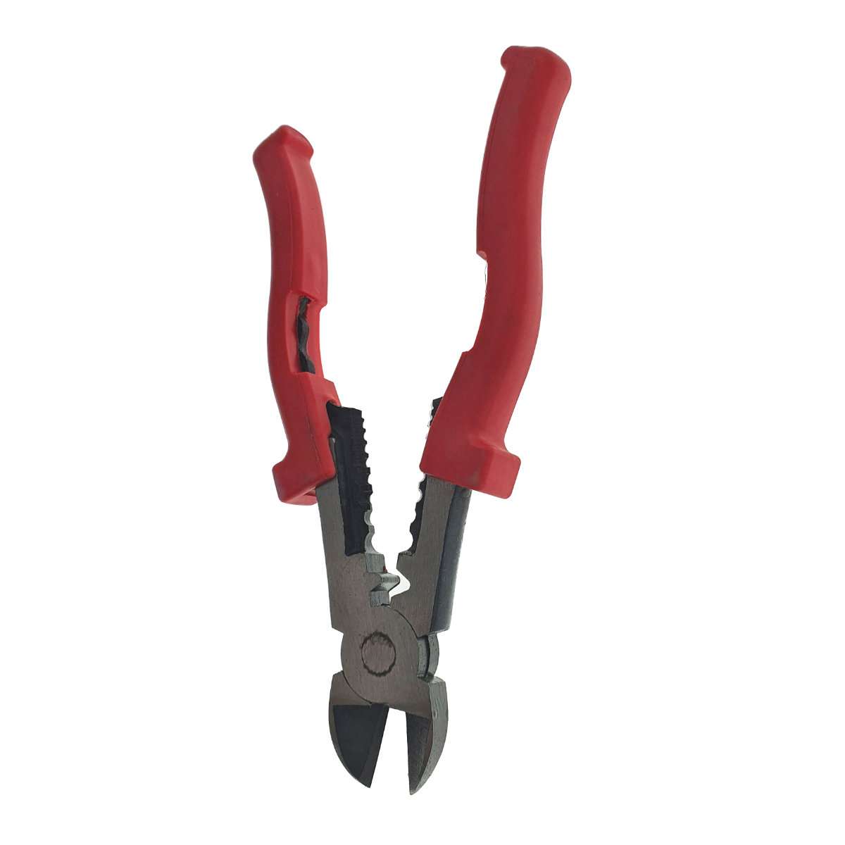 Cleste multifunctional cu taiere laterala si dezizolare cabluri, lungime 205mm, manere ergonomice [9]