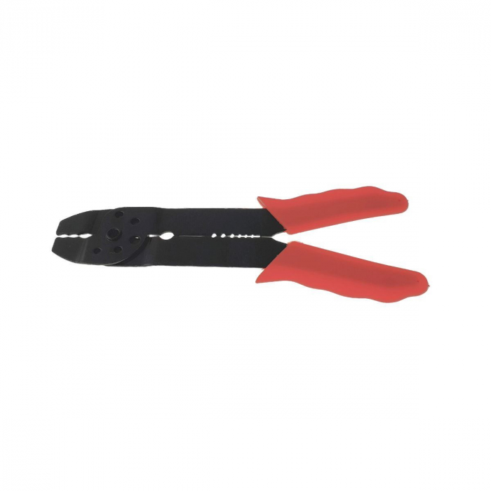 Cleşte pentru dezizolat şi sertizat,FS12846,cu manşon din plastic roşu [2]
