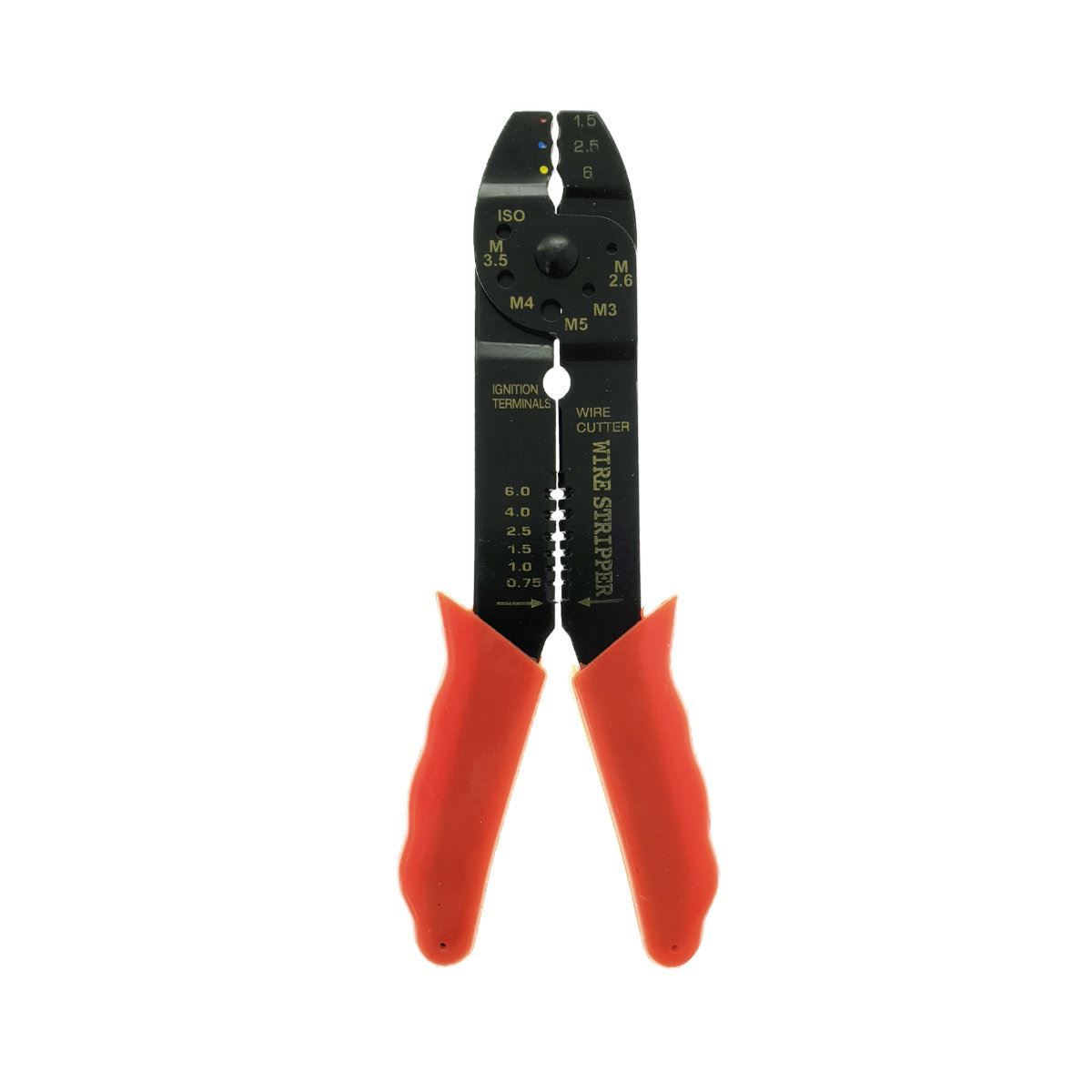Cleşte pentru dezizolat şi sertizat,FS12846,cu manşon din plastic roşu [5]