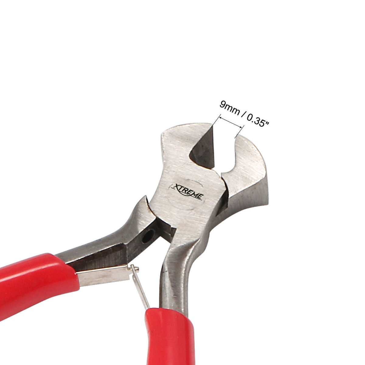 Cleste taietor frontal de precizie, cu lame arc, Xtreme 00549, 125mm, rosu [5]