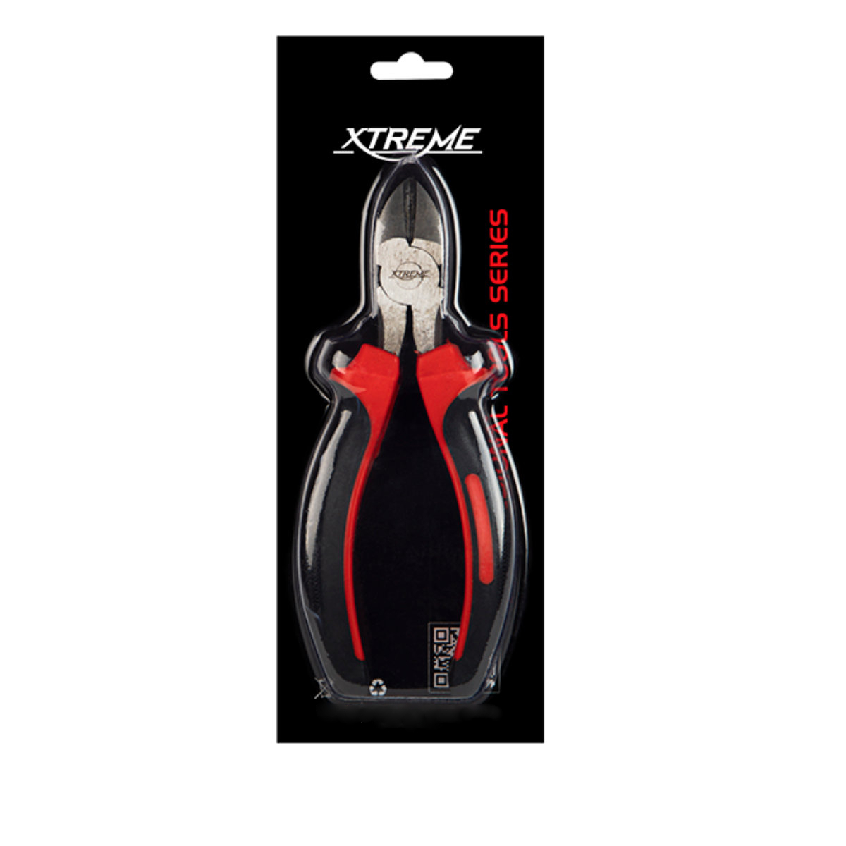 Cleste taietor lateral Xtreme 00547, 150mm, negru cu rosu [5]