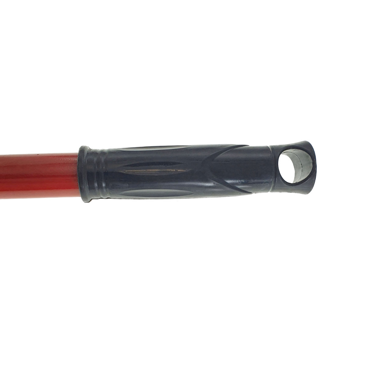 Coada metalica pentru matura sau mop, lungime 102 cm, diametru 22mm, cu filet si maner din plastic, rosie [6]