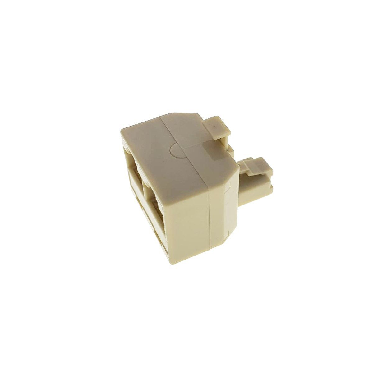 Conector multiplicator retea UTP RJ45 8p8c tata la 2 porturi mama RJ45, bej [4]