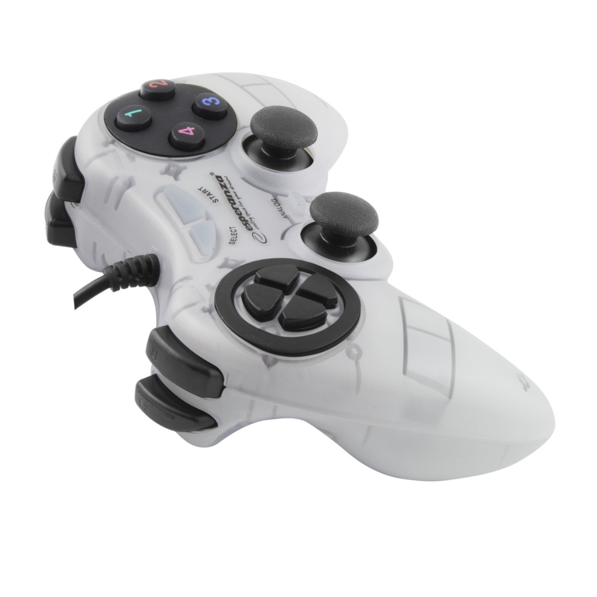 Controller Esperanza EGG105W Fighter, cu vibratii, gamepad PC, alb [2]