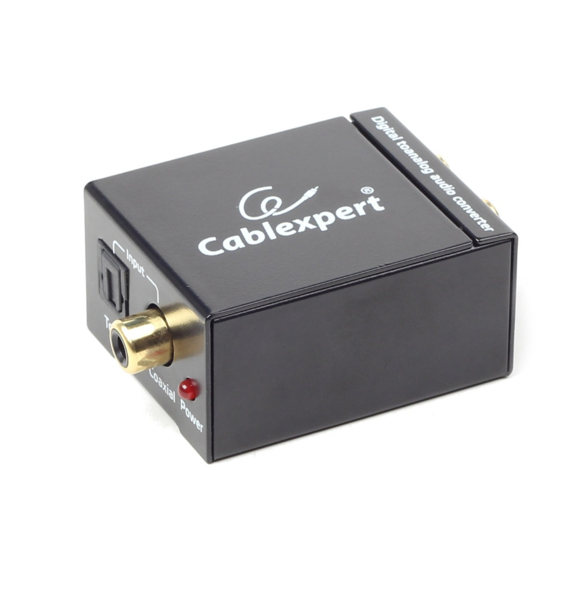 Convertor audio digital - analogic, Cablexpert 08257, cu alimentator 5V DC inclus, negru [4]