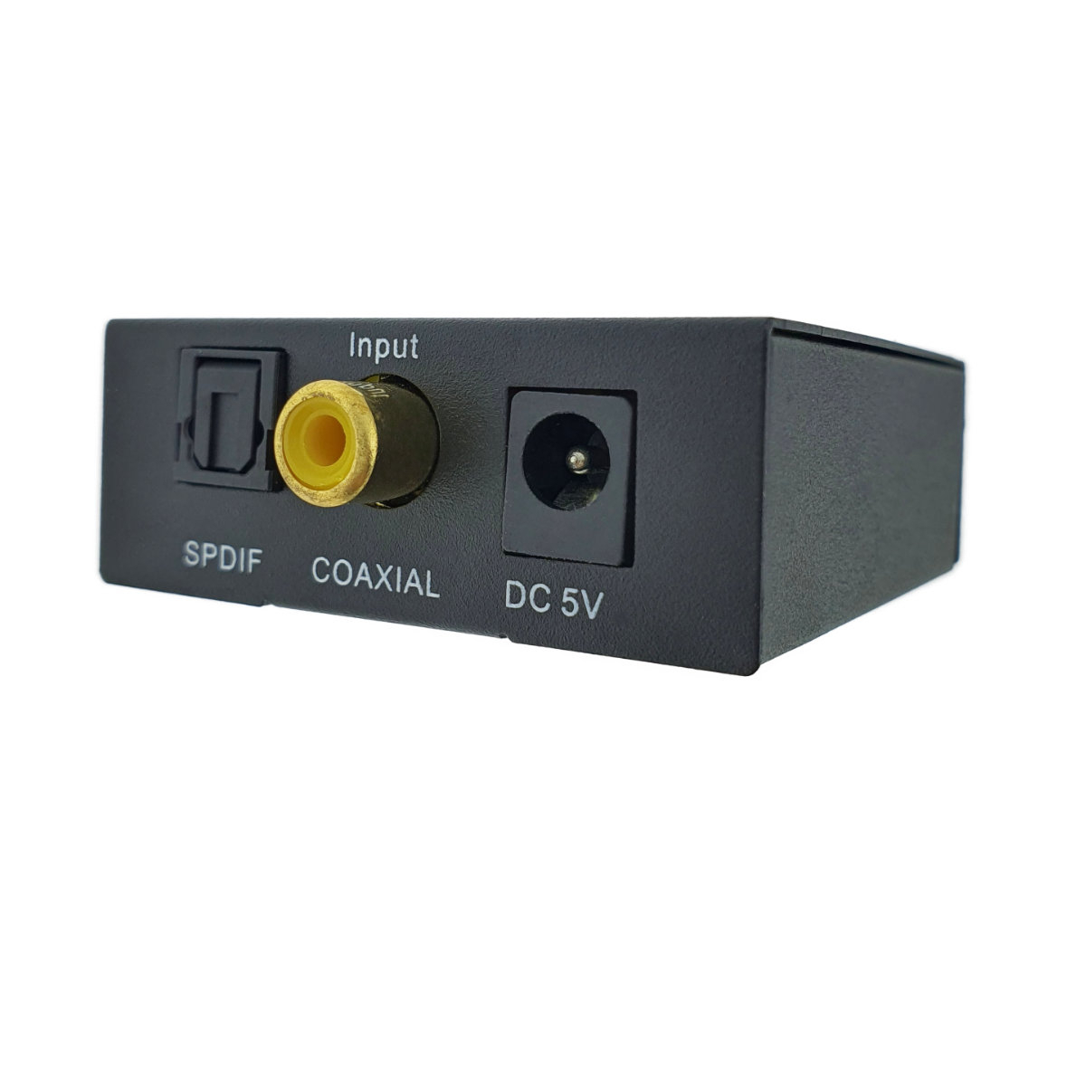 Convertor audio digital in analog, si adaptor audio jack 3.5mm, cu alimentator 5V DC inclus, negru [4]