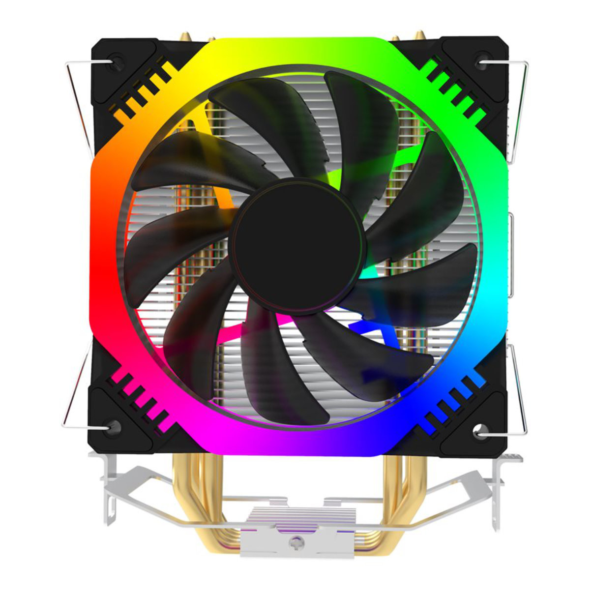 Cooler CPU, Gembird Huracan X120, RGB, 120 mm, 56 CFM, 1800 RPM, 28 dB, conector 3 pini [6]