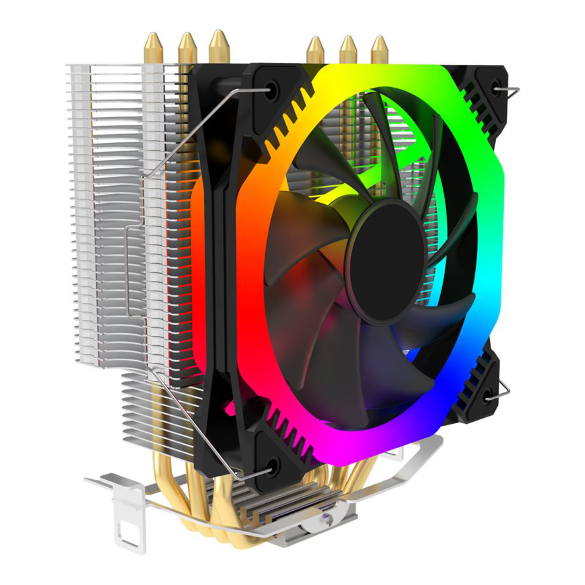 Cooler CPU, Gembird Huracan X120, RGB, 120 mm, 56 CFM, 1800 RPM, 28 dB, conector 3 pini [5]