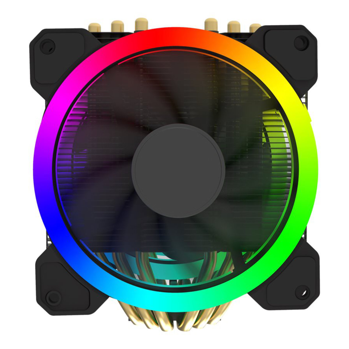 Cooler CPU, Gembird Huracan X120, RGB, 120 mm, 56 CFM, 1800 RPM, 28 dB, conector 3 pini [7]