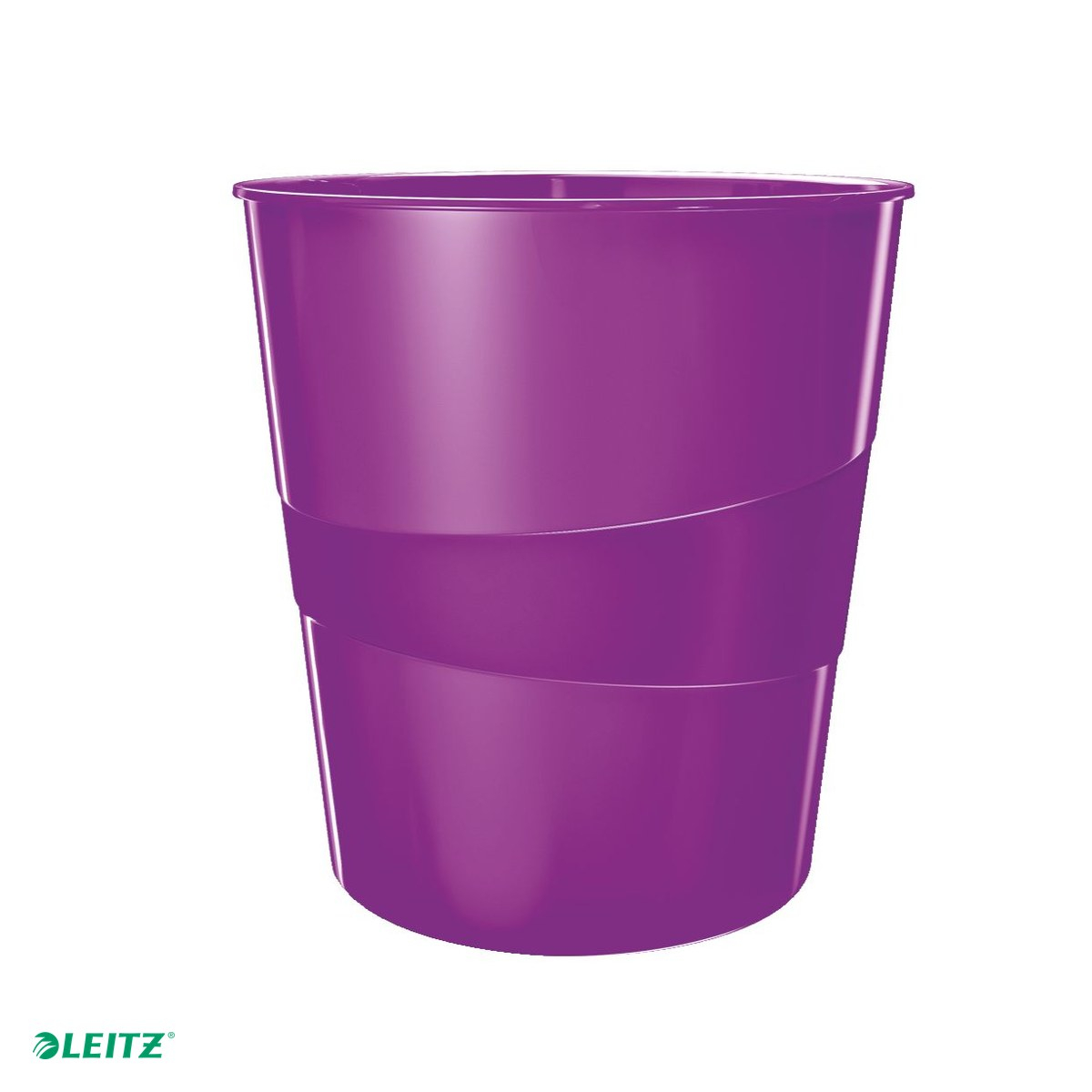 Cos hartii Leitz WOW, capacitate 15 litri, mov [4]