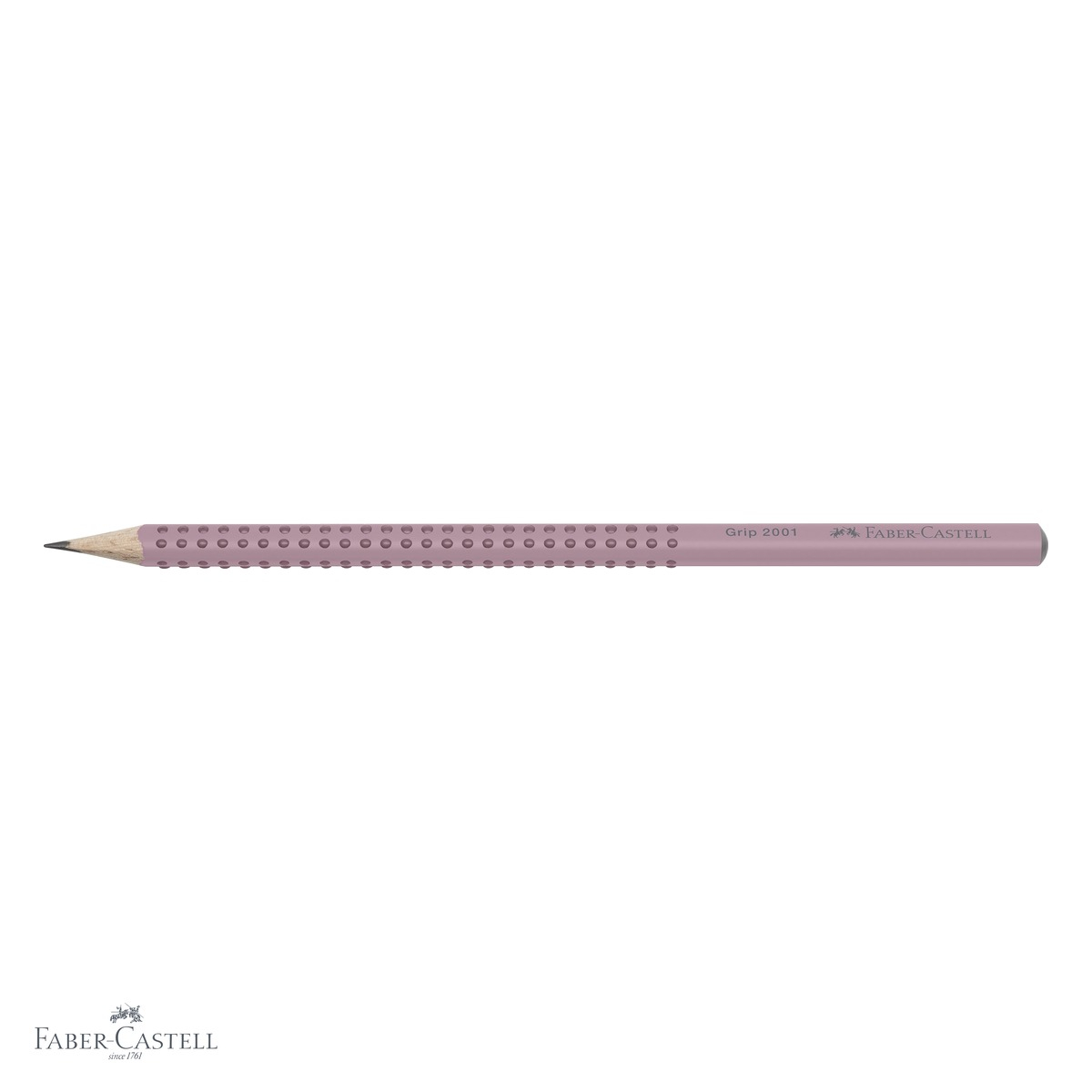 Creion grafit B Faber-Castell Grip 2001 Rose, forma triunghiulara ergonomica, pentru scris si desen [7]