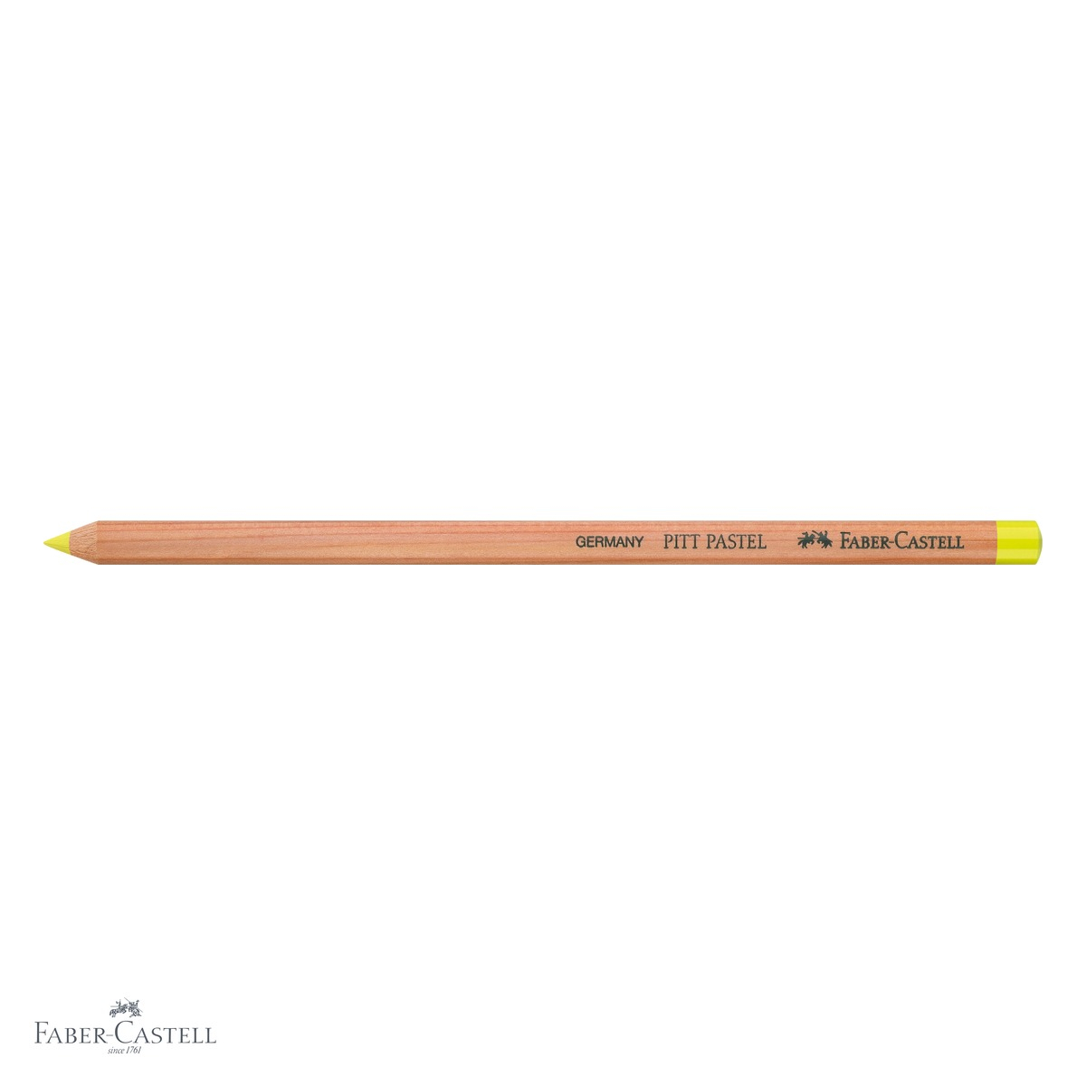 Creion pastel pe baza de ulei Faber-Castell Pitt, galben deschis glazurat, pentru detalii fine si contururi [4]
