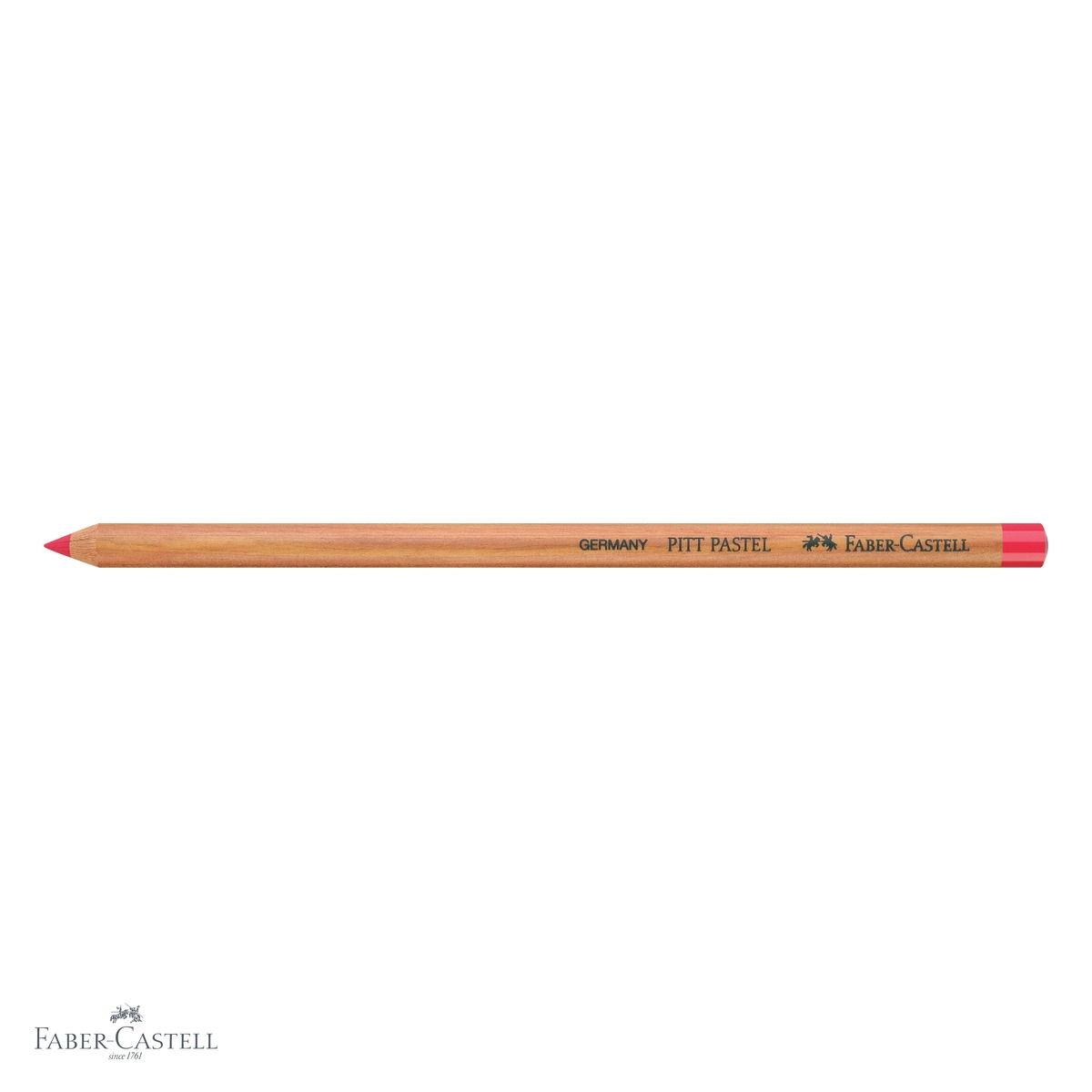 Creion pastel Pitt Faber-Castell, roz carmin, pe baza de ulei, pentru detalii fine si contururi [4]