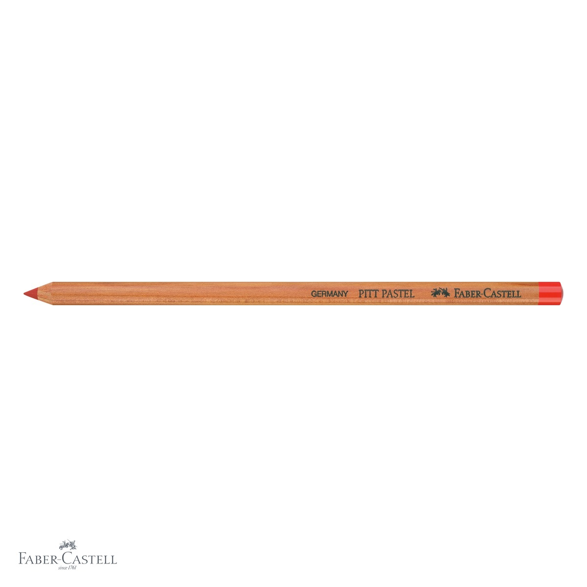 Creion pastel uleios Faber-Castell Pitt, rosu Pompei, pentru detalii fine si contururi artistice [4]