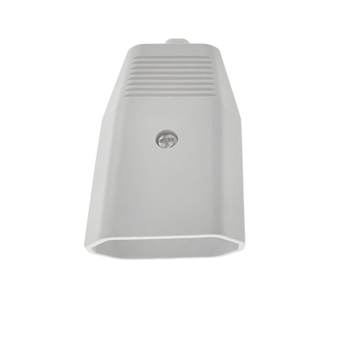 Cupla euro, 220 V - 240 V, 50 Hz, IP 20, plata, cu iesire dreapta, alba [5]