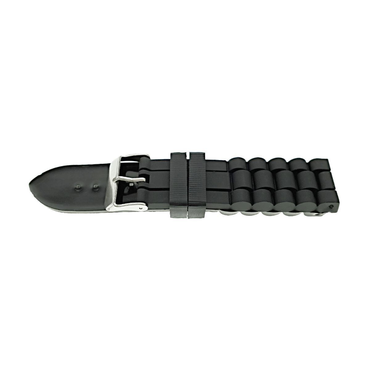 Curea de ceas 01-B18 din silicon negru , 18mm [3]