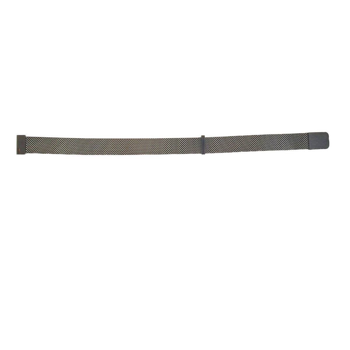 Curea de ceas BK-14 tip bratara, din plasa metal, prindere magnetica, neagra, 14mm [4]