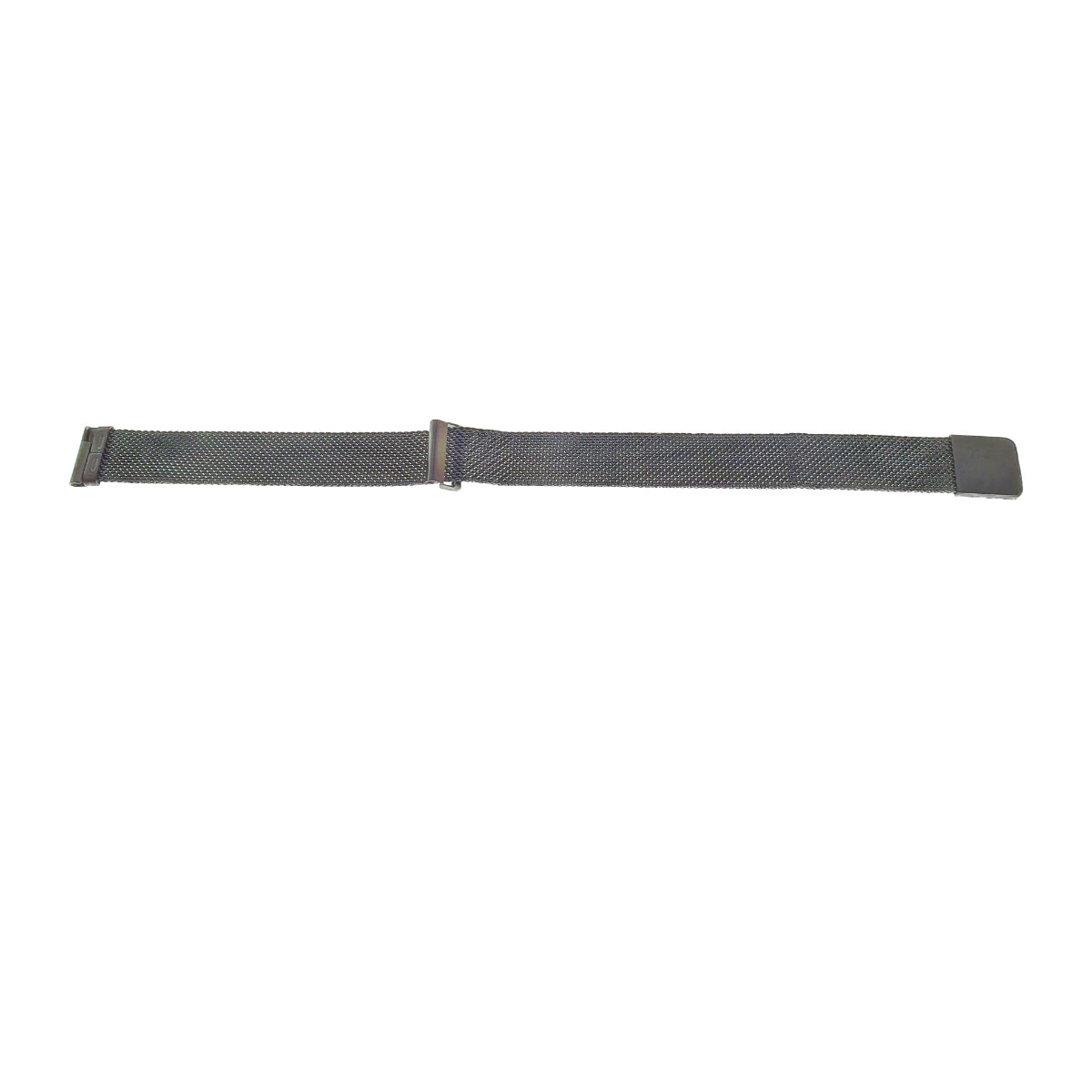 Curea de ceas BK-16 tip bratara, din plasa metal, prindere magnetica, neagra, 16mm [5]