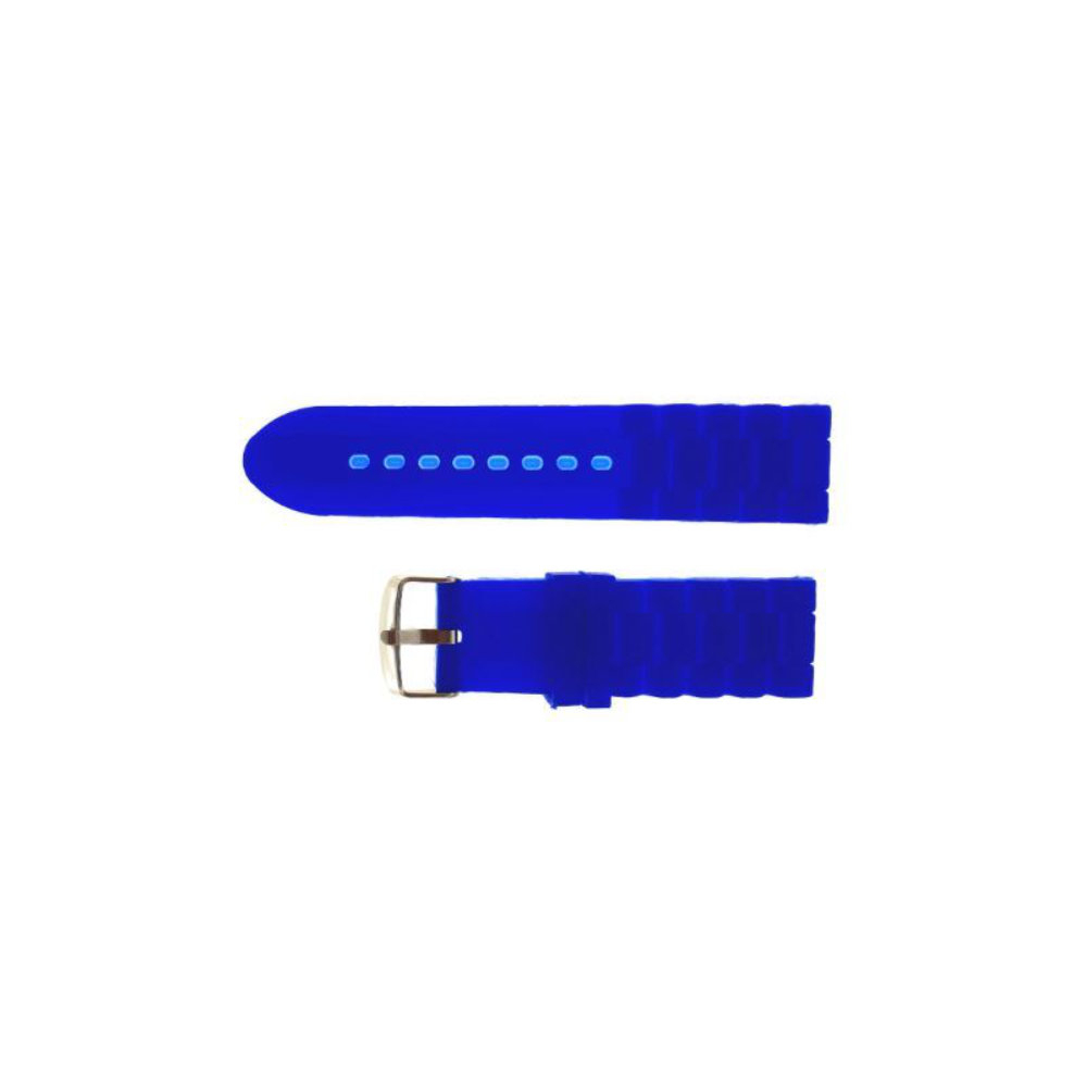 Curea de ceas BL22-01 din silicon albastru , 22mm [2]
