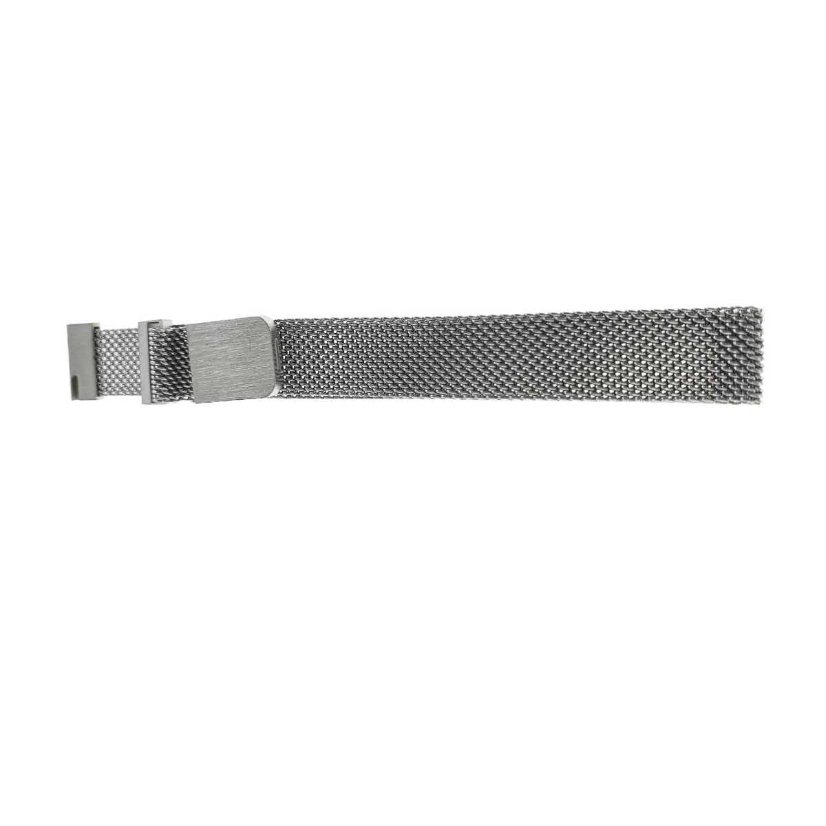 Curea de ceas S-14 tip bratara, din plasa metal, prindere magnetica, argintie, 14mm [5]