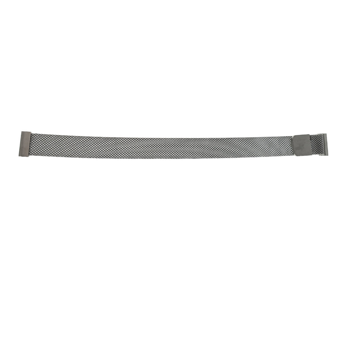 Curea de ceas S-16 tip bratara, din plasa metal, prindere magnetica, argintie, 16mm [6]