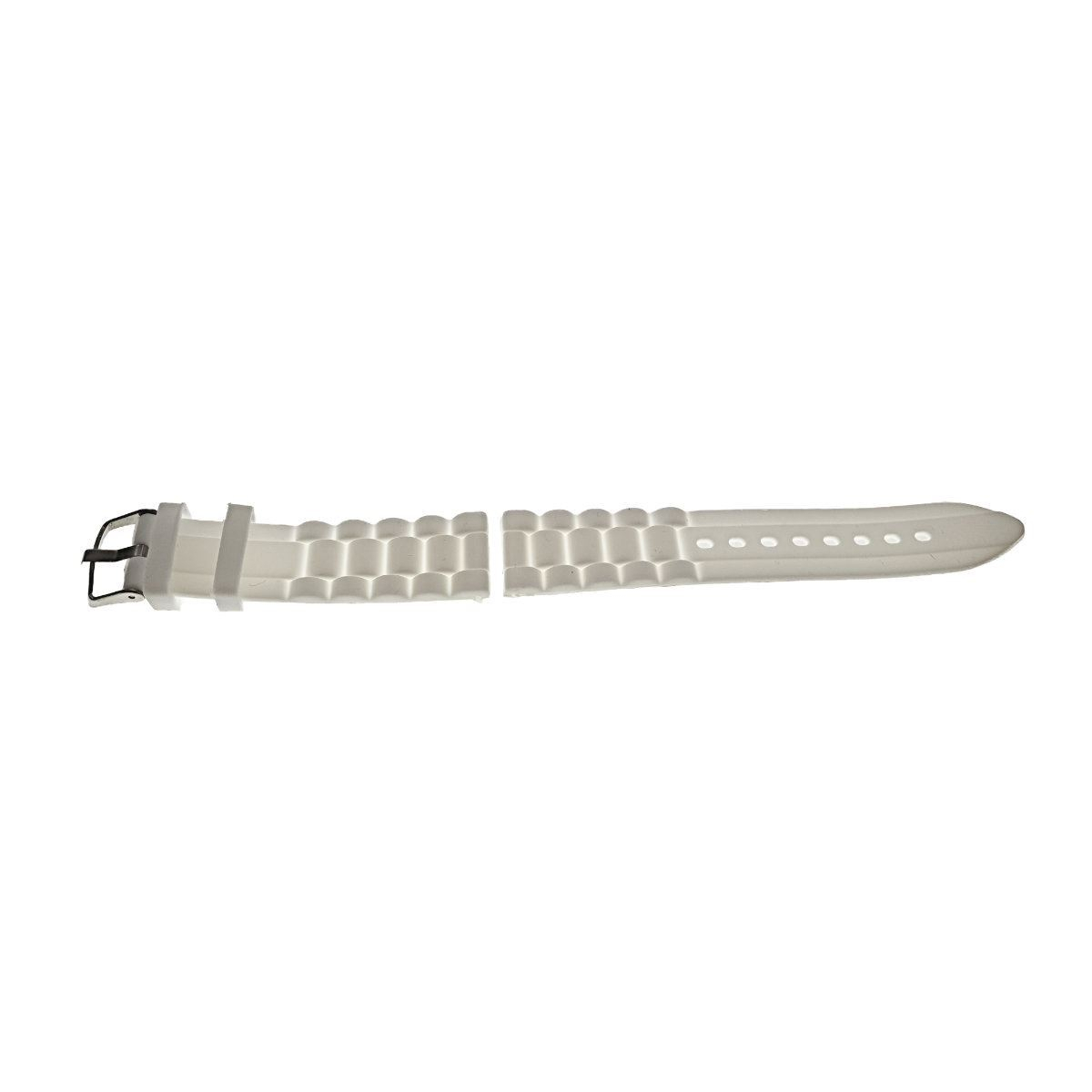 Curea de ceas W18-01 din silicon alb , 18mm [5]