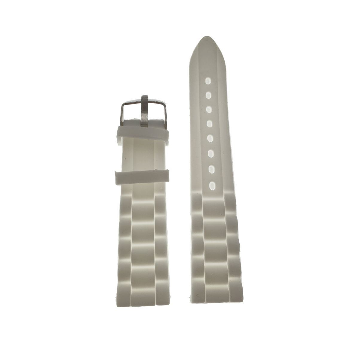 Curea de ceas W18-01 din silicon alb , 18mm [4]