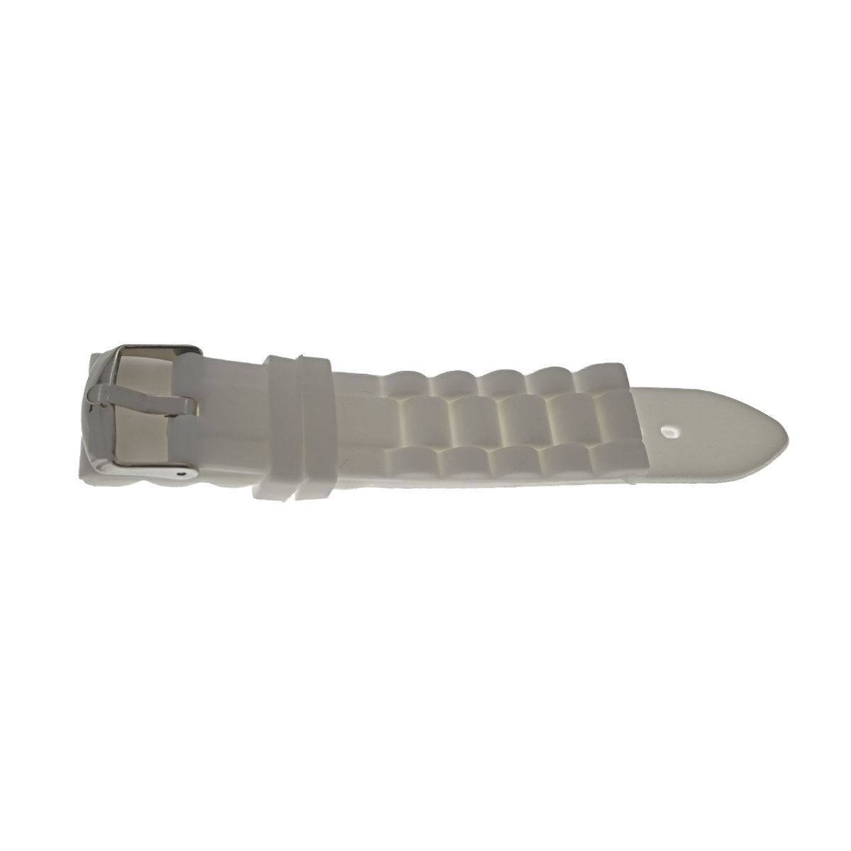 Curea de ceas W18-01 din silicon alb , 18mm [6]