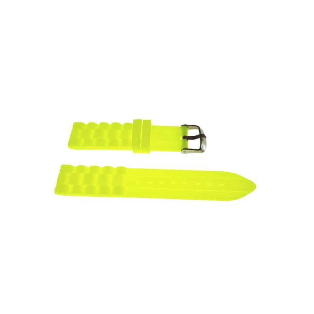 Curea de ceas Y22-01 din silicon galben fluorescent , 22mm [5]