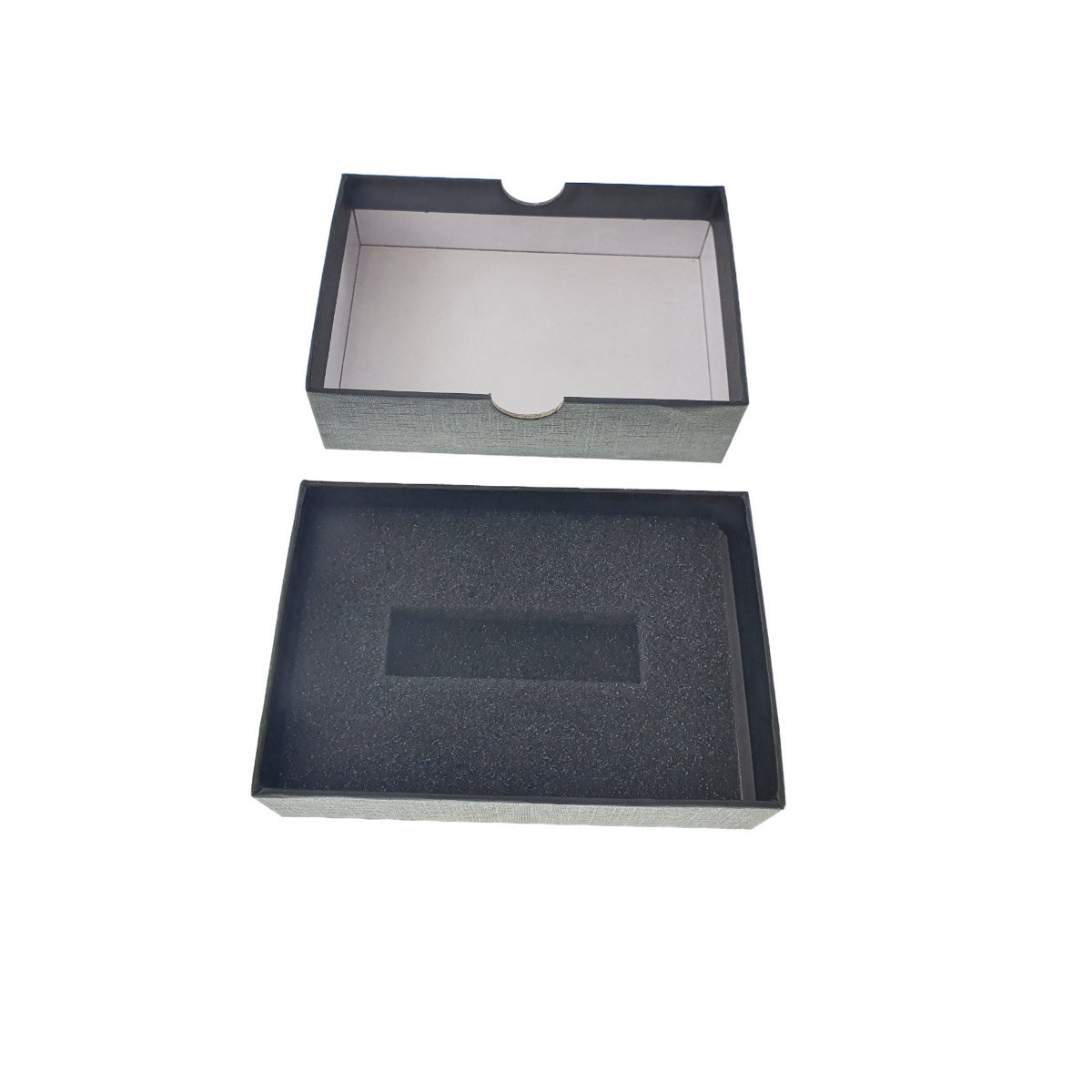 Cutie personalizabila Platinet Pendrive Box 45158, 120x84x32mm, pentru memorie USB, cu capac, neagra [7]