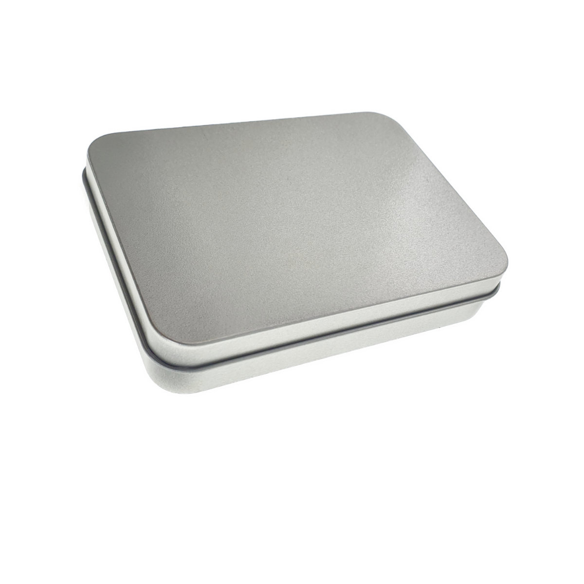 Cutie personalizabila Platinet Pendrive Box 45169, 115x85x22mm, pentru memorie USB, metalica, inchidere tip carte, argintie [15]
