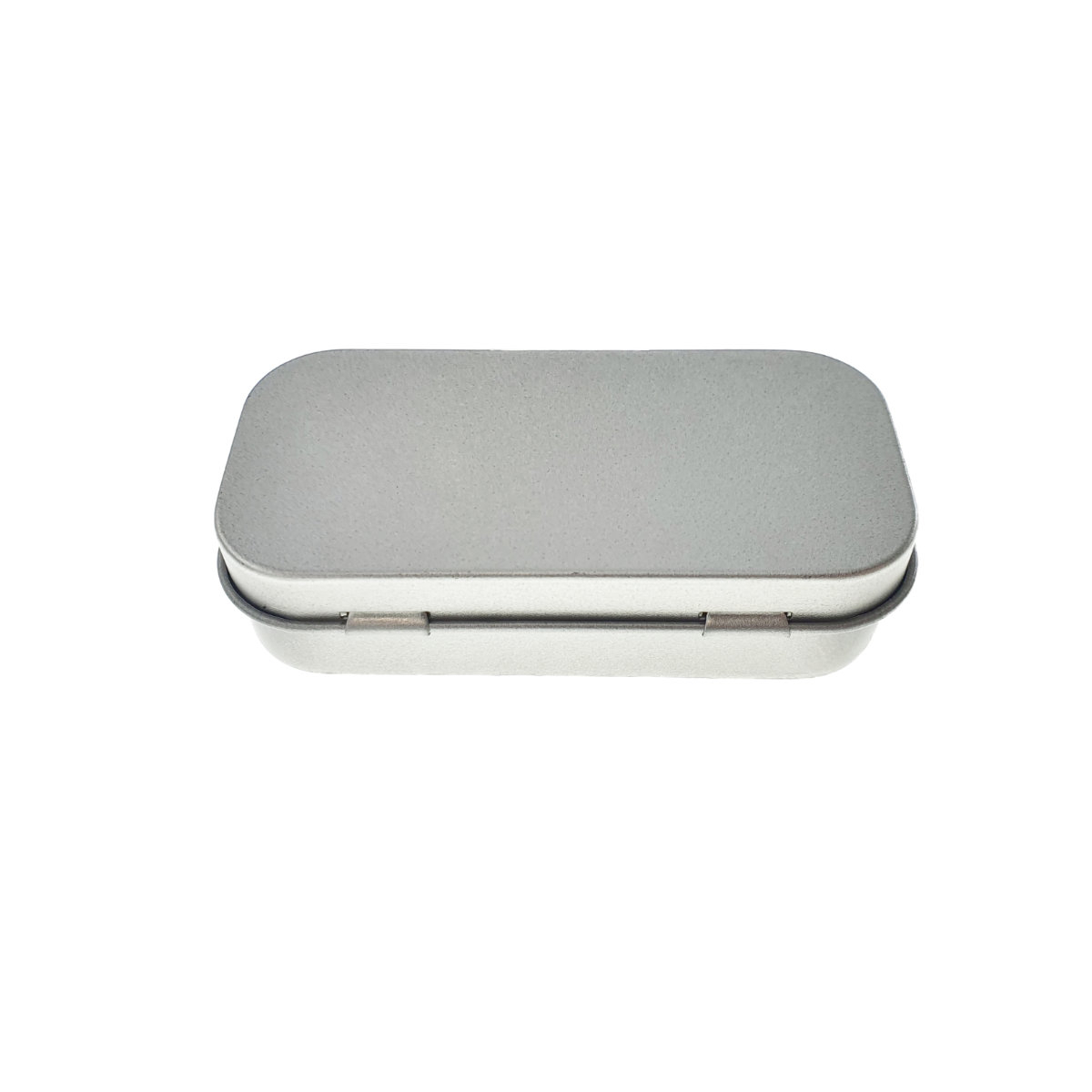 Cutie personalizabila Platinet Pendrive Box 45173, 80x40x20mm, pentru memorie USB, metalica, inchidere tip carte, argintie [6]