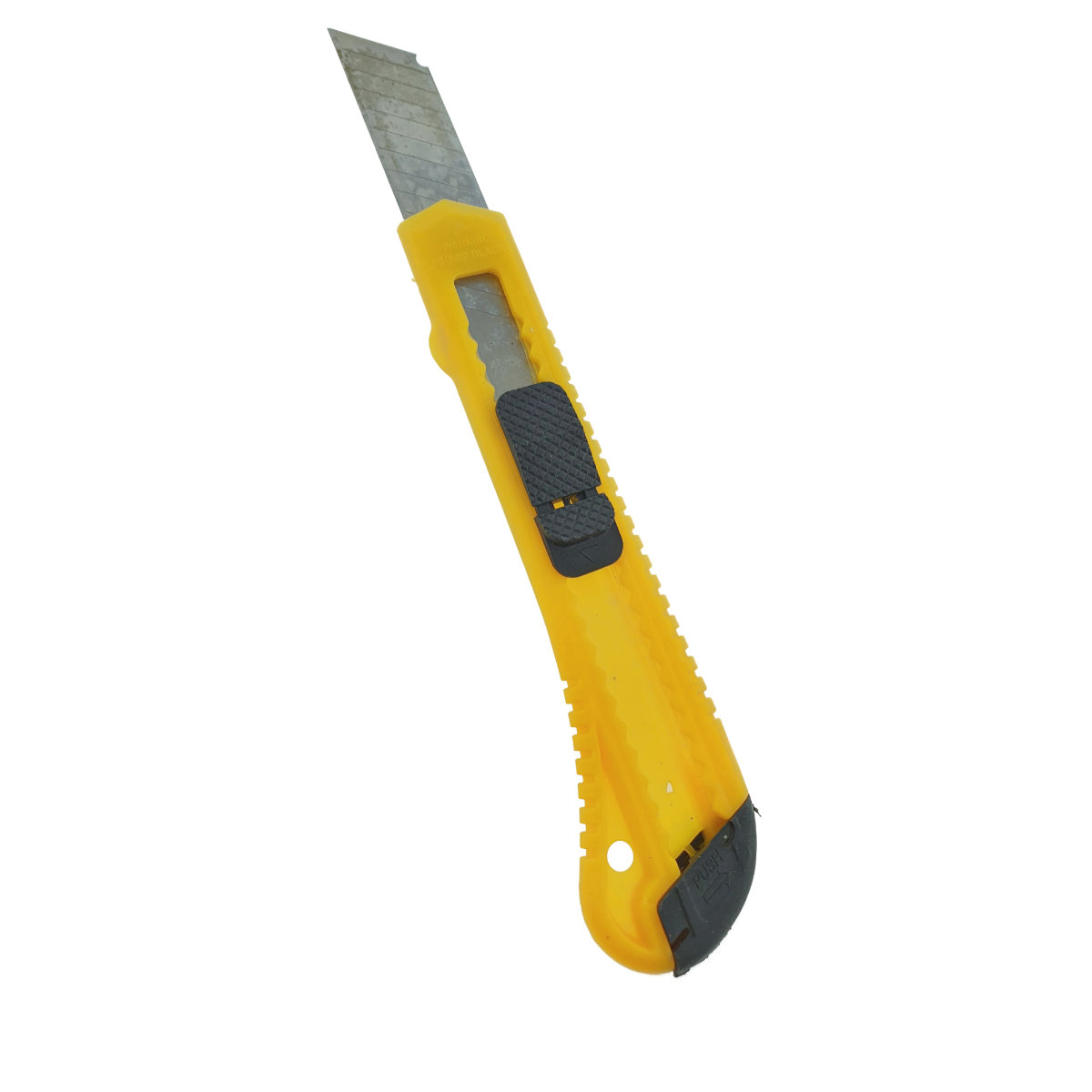 Cutter cu lama 80x19mm si maner plastic, FS-11469Y, 150 mm, galben [1]