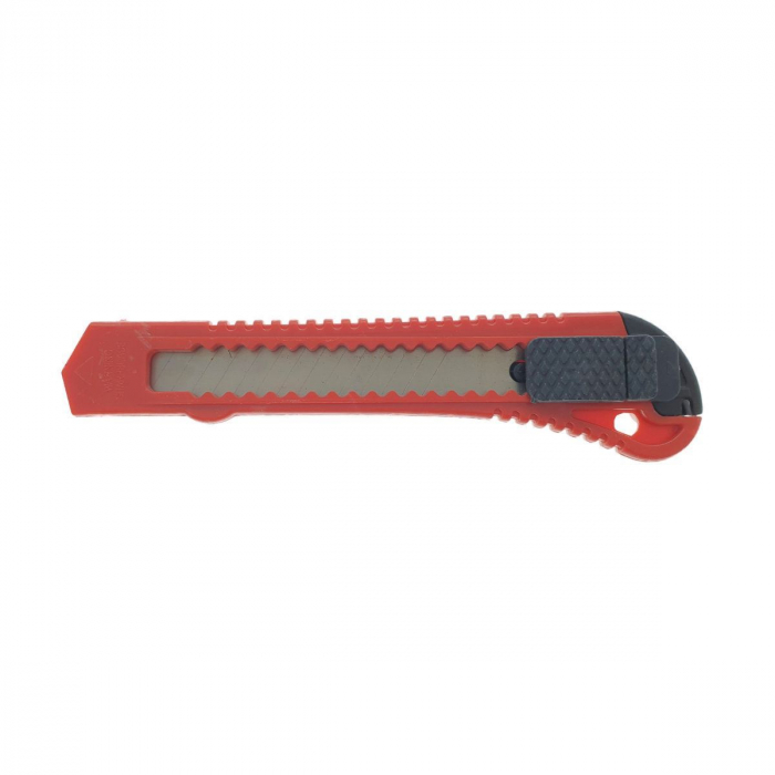 Cutter FS-11469R , cu lama 80x18mm si maner plastic 150mm,rosu [1]