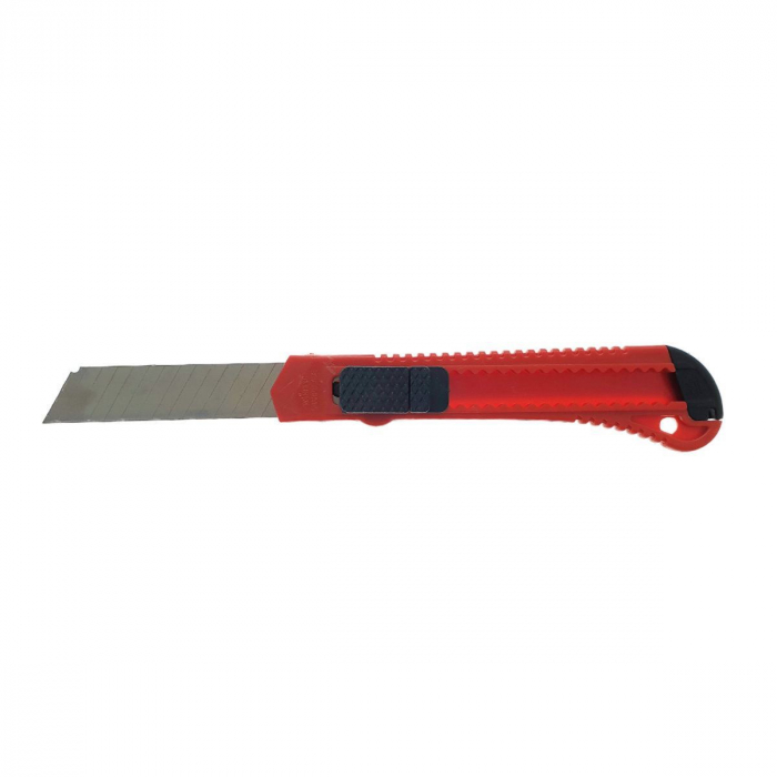 Cutter FS-11469R , cu lama 80x18mm si maner plastic 150mm,rosu [3]