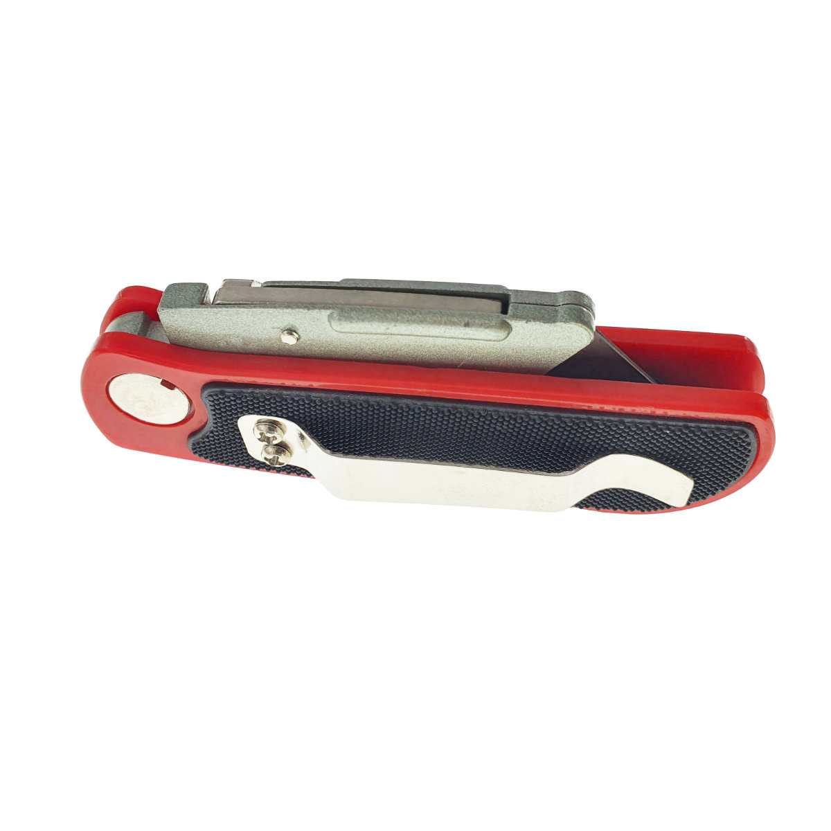Cutter retractabil cu autoblocare si 5 rezerve, cu agatatoare, 150 x 25 x 20mm [2]