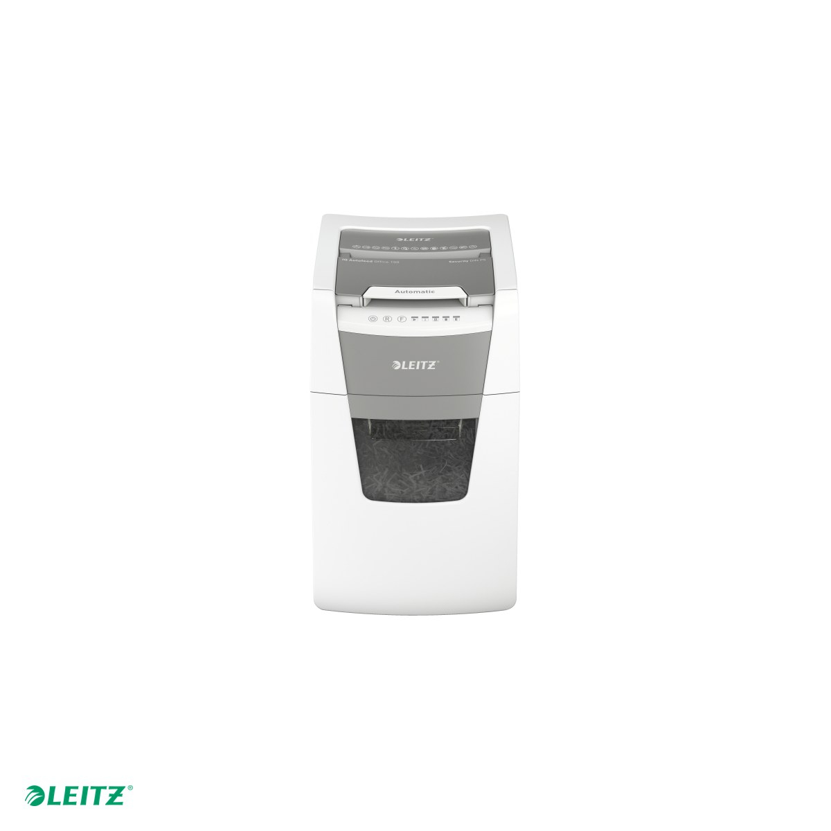 Distrugator documente automat Leitz IQ Office, P5, micro-cut (particule), taiere 150 coli, cos 44l, alb [5]