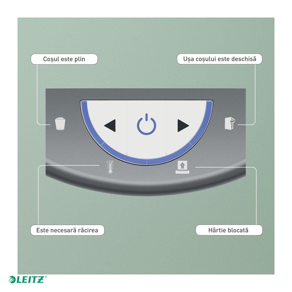 Distrugator Leitz IQ OptiMax Home Office 225 Micro Cut P5 15L - Alb [5]