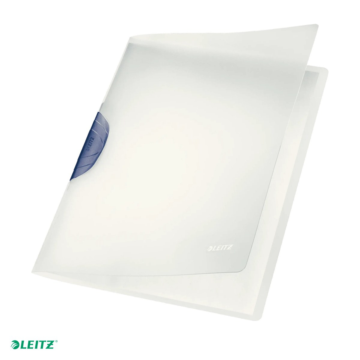Dosar cu clip Leitz Magic ColorClip, PP, A4, capacitate 30 coli, pentru documente perforate, gri [1]