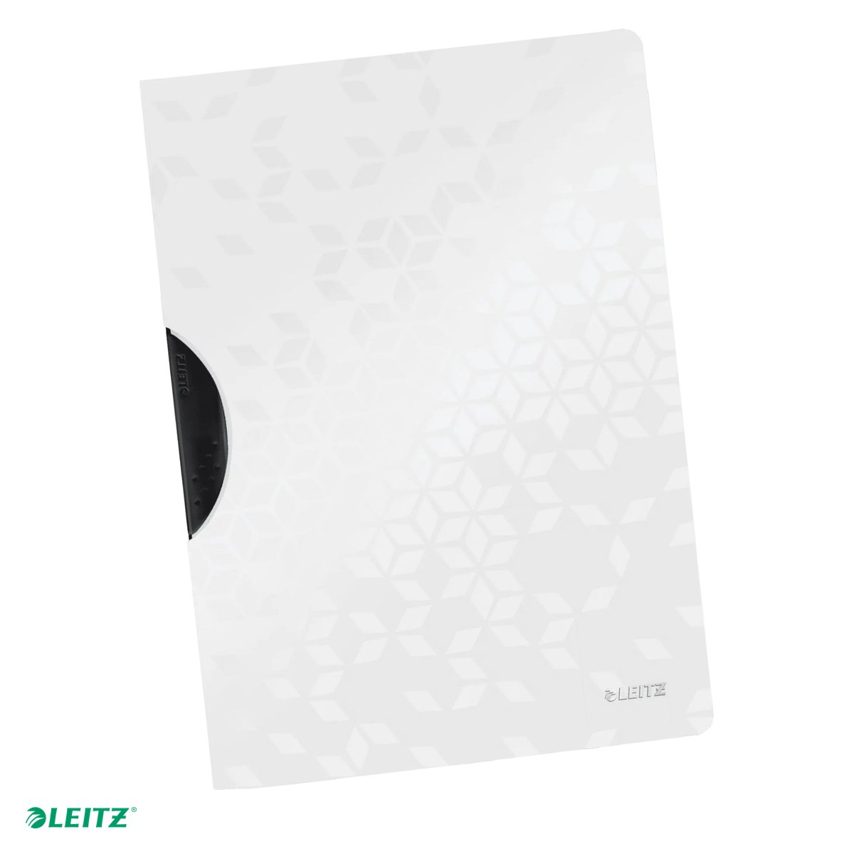 Dosar cu clip Leitz WOW ColorClip, PP, A4, capacitate 30 coli, pentru prezentare, alb [1]