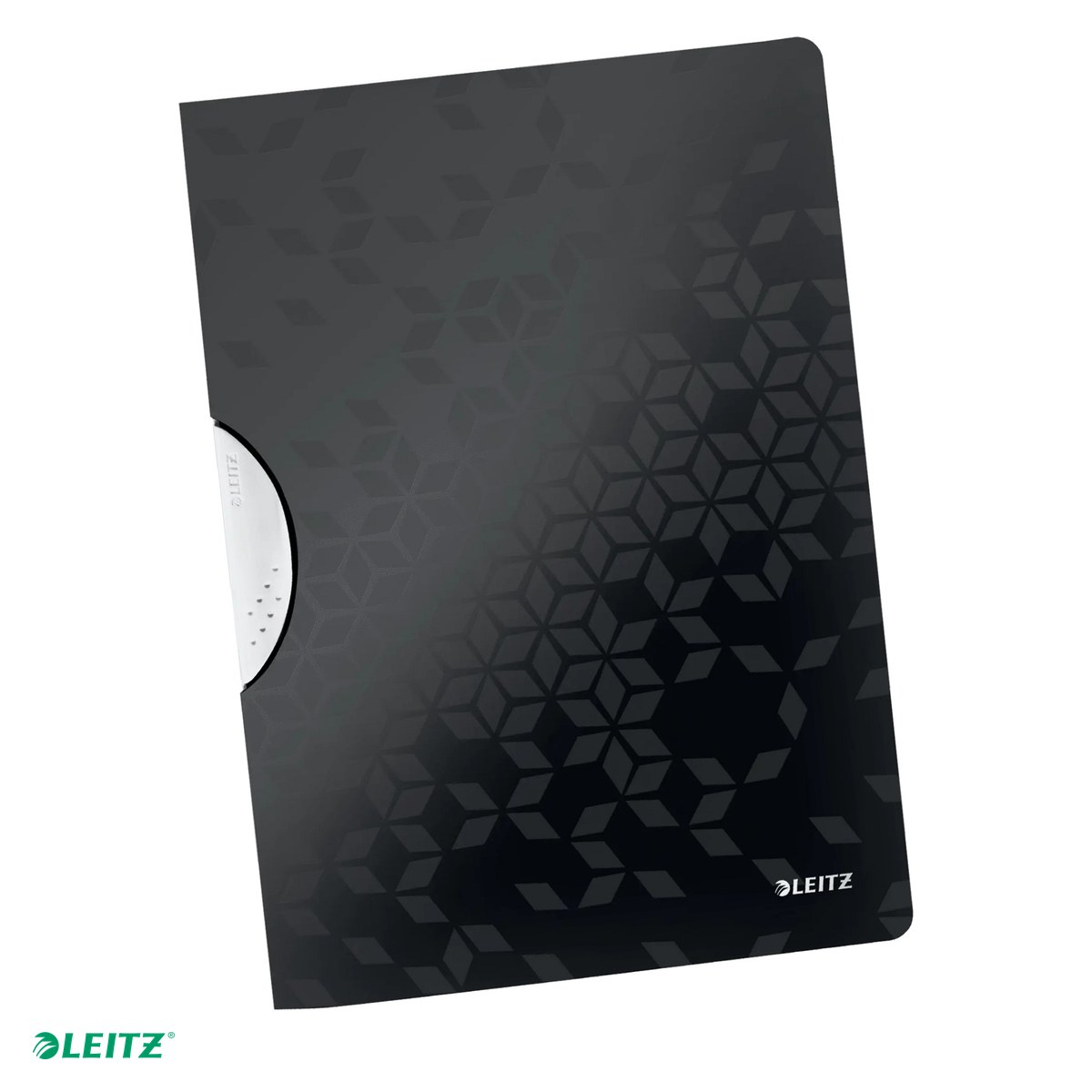 Dosar cu clip Leitz WOW ColorClip, PP, A4, capacitate 30 coli, pentru prezentare, negru [1]
